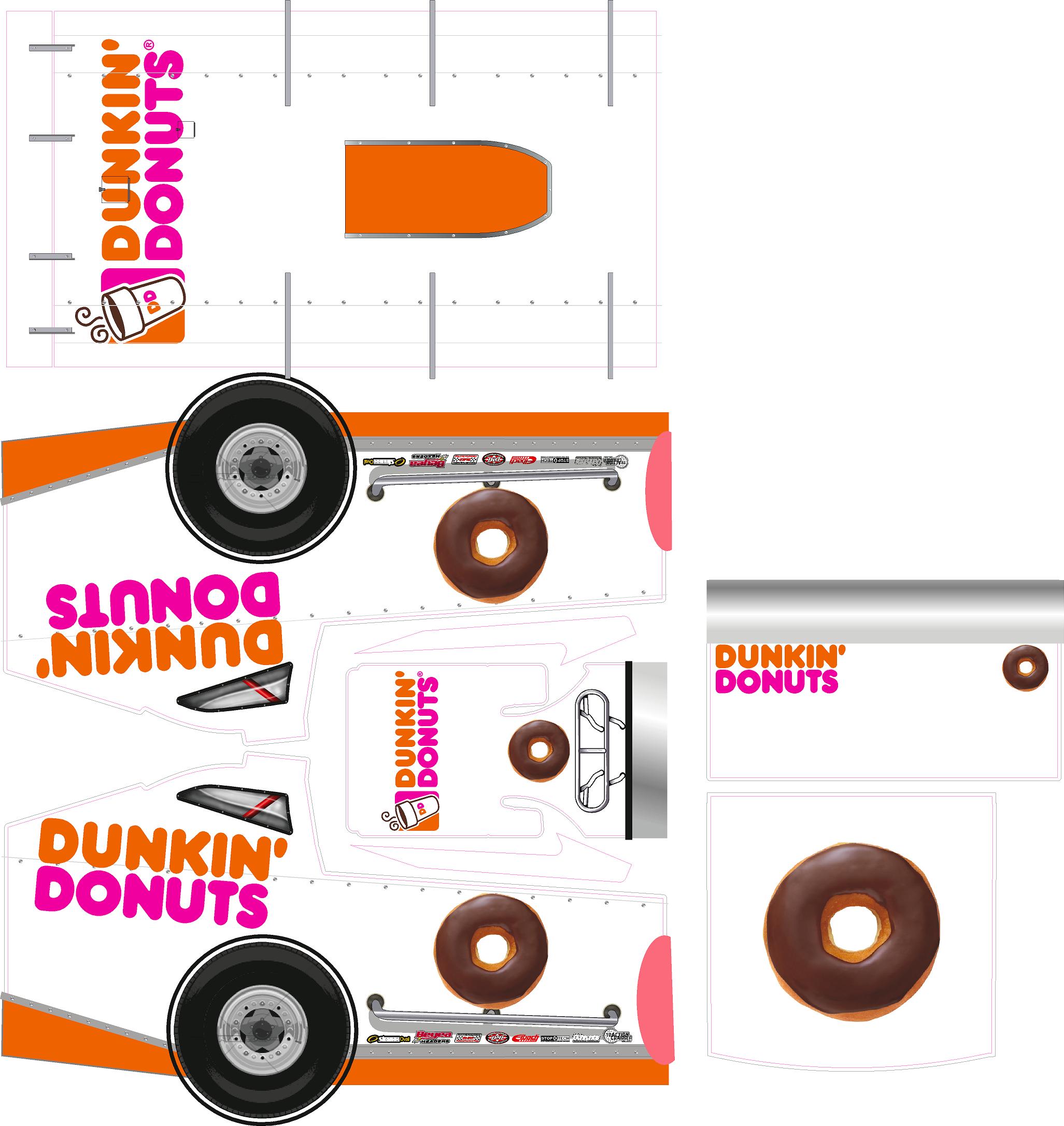 Dunkin Donuts #0 Mudboss wrap